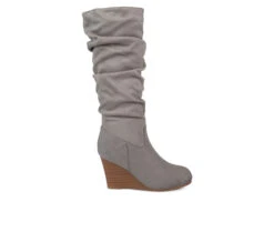 Women's Journee Collection Haze Wedge Knee High Boots