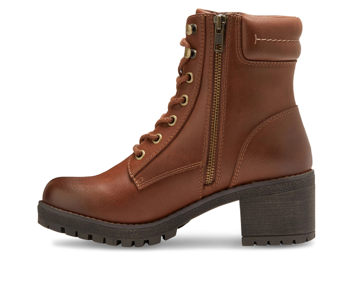 Women's Eastland Brynn Puff Collar Lace-Up Boots 3 Women's Eastland Brynn Puff Collar Lace-Up Boots - Image 3