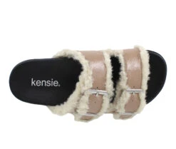 Women's KENSIE Flossy Slide Sandals -Sandal Shoe Shop 124320 263310 6