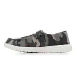 Women's HEYDUDE Wendy Camo Slip-On Shoes -Sandal Shoe Shop 131864 281191 3