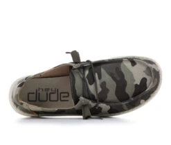 Women's HEYDUDE Wendy Camo Slip-On Shoes -Sandal Shoe Shop 131864 281191 6