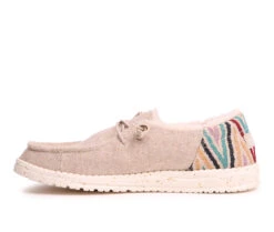 Women's HEYDUDE Wendy Funk Wool Beige -Sandal Shoe Shop 131928 281588 3