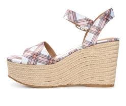 Women's Journee Collection Pearrl Espadrille Wedge Sandals -Sandal Shoe Shop 140259 298218 3