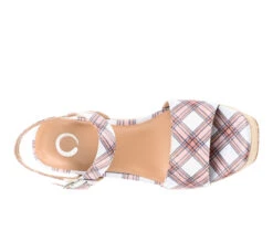 Women's Journee Collection Pearrl Espadrille Wedge Sandals -Sandal Shoe Shop 140259 298218 6