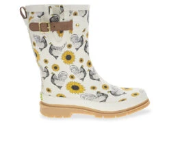 Women's Western Chief Rooster Rise Mid Rain Boots
