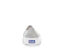 Women's Keds Double Decker Static Stripe Slip-On Shoes -Sandal Shoe Shop 143590 306215 5