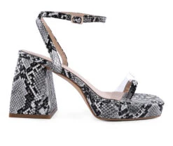 Women's London Rag Such Flirt Block Heel Dress Sandals