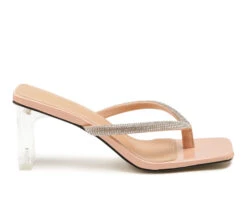 Women's London Rag Litchi Dress Sandals