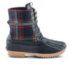 Women's SPRING STEP Duckie - Plaid Rain Boots
