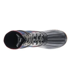 Women's SPRING STEP Duckie - Plaid Rain Boots -Sandal Shoe Shop 144342 308375 6