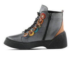 Women's SPRING STEP Yeba Lace Up Booties -Sandal Shoe Shop 144365 308444 3