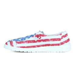 Women's HEYDUDE Wendy Patriotic Slip-On Shoes -Sandal Shoe Shop 146088 313064 3