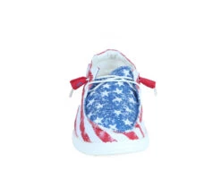 Women's HEYDUDE Wendy Patriotic Slip-On Shoes -Sandal Shoe Shop 146088 313064 4