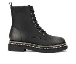 Women's New York And Company Kadence Combat Booties