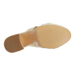 Women's London Rag Strobing Chunky Platform Heeled Sandals -Sandal Shoe Shop 149999 322960 7