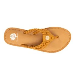 Women's Yellow Box Devina Flip-Flops -Sandal Shoe Shop 153551 332960 6