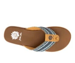 Women's Yellow Box Fania Flip-Flops -Sandal Shoe Shop 153558 332988 6