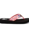Women's Yellow Box Flounder Flip-Flops