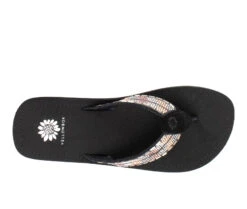 Women's Yellow Box Jaunty Flip-Flops -Sandal Shoe Shop 153612 333173 6