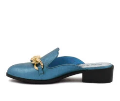 Women's Rag & Co Aksa Low Block Heel Mules -Sandal Shoe Shop 156050 339204 3