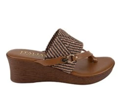 Women's Italian Shoemakers Yelena Wedges