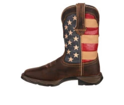 Women's Durango Patriotic Pull On Western Flag Cowboy Boots -Sandal Shoe Shop 157389 343067 3