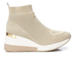 Women's Xti Grace Wedged Sneaker Booties