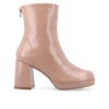 Women's Journee Collection Aylani Low Platform Heeled Booties